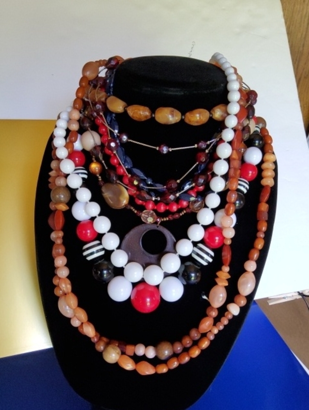 # 39 Necklace Bundle Eight Pieces.